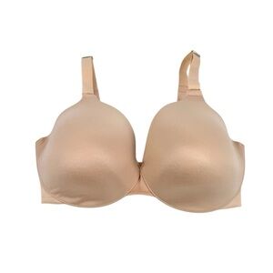 Soma Vanishing Back Bra Womens Size 34DD Beige Full Coverage Underwire